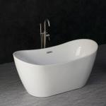 WOODBRIDGE 59" Contemporary Acrylic Freestanding Bathtub