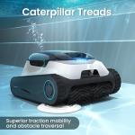 AIPER Scuba S1 Cordless Robotic Pool Cleaner, Pool Vacuum for Inground Pools, Wall and Waterline Cleaning, Smart Navigation for Pools up to 1,600 Sq.ft (Renewed)