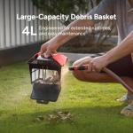 (2025 Upgrade) iGarden K Pro Cordless Robotic Pool Cleaner, 10H Max Runtime for Inground Pools, Wall Climbing & Waterline Scrubbing, 6604 GPH Suction, Smart AI Navigation, App & Touchscreen Control