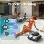 AIPER Scuba S1 Cordless Robotic Pool Cleaner, Pool Vacuum for Inground Pools, Wall and Waterline Cleaning, Smart Navigation for Pools up to 1,600 Sq.ft (Renewed)