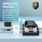 AIPER Scuba S1 Cordless Robotic Pool Cleaner, Pool Vacuum for Inground Pools, Wall and Waterline Cleaning, Smart Navigation for Pools up to 1,600 Sq.ft (Renewed)