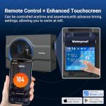 Varpoolfaye 58,000 BTU Inverter Swimming Pool Heat Pump for Above Ground Pool 17,000 Gallons Electric Pool Heater for Inground Pools WiFi Control 220v