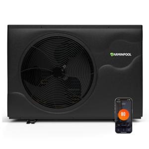 VARMINPOOL 58000BTU Smart Inverter Pro Pool Heat Pump for Inground & Above Ground Pools up to 18000 Gallons, WiFi Enabled Electric Pool Heater with Heating & Cooling, 220V, Timer Control