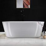 Woodbridge 67" White Acrylic Freestanding Soaking Tub