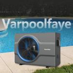Varpoolfaye 58000 BTU Inverter Swimming Pool Heat Pump, 17000 Gallon Electric Pool Heater Above and Inground Pool,WiFi App Control, Pool Heater 220V/60Hz