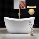 Woodbridge 59" Acrylic Freestanding Soaking Bathtub