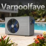 Varpoolfaye 40000 BTU Swimming Pool Heat Pump, 12,000 Gallon Electric Pool Heater Above and Inground Pool,WiFi App Control, Heating or Cooling Pool Heater 220V/60Hz