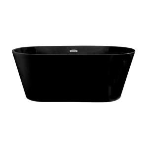 Matte Black 60" Freestanding Bathtub