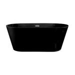 Matte Black 60" Freestanding Bathtub