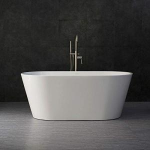 Woodbridge 59" Acrylic Freestanding Soaking Bathtub