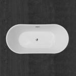 WOODBRIDGE 59" Contemporary Acrylic Freestanding Bathtub
