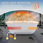 59" Free Standing Tub, Pure Acrylic Freestanding Bathtub, Stylish Stand Alone Contemporary Deep Soaking Bath Tub, cUPC Certified SY6250 (Glossy White)