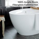 Empava 71" Acrylic Freestanding Soaking Bathtub
