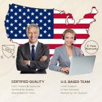 67" Freestanding Bathtub, Oval Deep Soaking Tub for Bathing, Modern Stand Alone Acrylic Bath Tub, with Integrated Overflow & Pop-Up Drain, cUPC Certified, Glossy White Finish