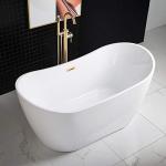 Woodbridge 59" Acrylic Freestanding Soaking Bathtub