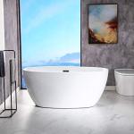 WOODBRIDGE 55" Acrylic Freestanding Soaking Tub