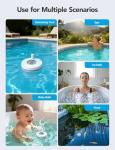 GoveeLife WiFi Pool Thermometer Wireless App Easy Read, Smart Digital Floating Pool Thermometer with IPX7 Waterproof, Notification Alert, Water Temperature Monitor for Swimming, Pond, Bath, Spa