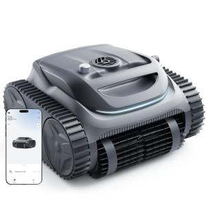 (2026 Upgraded) Bubot 700 Cordless Pool Vacuum for Inground Pools, Robotic Pool Cleaner with Superior Suction, Floor/Wall/Waterline Cleaning, Smart Navigation & App Control, 210 Min Runtime, Gray