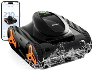 (2026 NEW) iGarden Robotic Pool Cleaner KN Series, 210-Min Runtime, Smart 3D Navigation, Full-Inverter Energy-Saving Tech, Cleans Floor, Wall & Waterline, for Above-Ground & Inground Pools