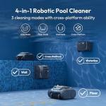 (2026 Upgraded) Bubot 700 Cordless Pool Vacuum for Inground Pools, Robotic Pool Cleaner with Superior Suction, Floor/Wall/Waterline Cleaning, Smart Navigation & App Control, 210 Min Runtime, Gray