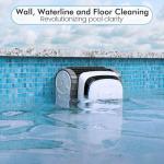 BOTLUXE Pool Vacuum for Inground Pools, 45,000Pa Power, Smart Navigation, Cordless Robotic Pool Cleaner for Pool Floor, Wall & Waterline, 120min Runtime, Suitable for Inground and Above Ground Pools