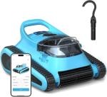 Cordless Pool Vacuum for Inground Pools: Robotic Pool Cleaner for Floor&Wall Climbing & Waterline Cleaning,APP Control 180W Suction Scrubbing 150 Mins Long Battery for Pools Up to 2,000 sq.ft