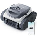 (2026 Upgraded) Bubot 700 Cordless Robotic Pool Vacuum for Inground Pools, Above Ground Pool Cleaner with App Control & Smart Navigation, Floor Wall Waterline Cleaning, Up to 210-Min Runtime, White