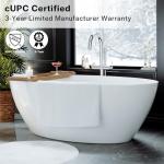 Empava 71" Acrylic Freestanding Soaking Bathtub