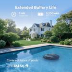 (2026 Upgraded) Bubot 700 Cordless Pool Vacuum for Inground Pools, Robotic Pool Cleaner with Superior Suction, Floor/Wall/Waterline Cleaning, Smart Navigation & App Control, 210 Min Runtime, Gray