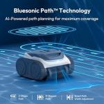 (2026 Upgraded) Bubot 700 Cordless Robotic Pool Vacuum for Inground Pools, Above Ground Pool Cleaner with App Control & Smart Navigation, Floor Wall Waterline Cleaning, Up to 210-Min Runtime, White