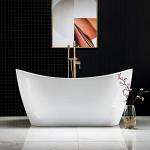 Woodbridge 59" Acrylic Freestanding Soaking Bathtub