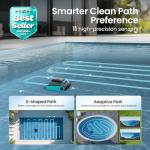 (2026 Upgrade) Aiper Scuba S1 Robotic Pool Cleaner, Wall & Waterline Cleaning, Double Filtration, Extended 180-Min Battery Life, Smart Navigation, App Support, OTA Upgrade