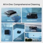 Beatbot AquaSense 2 Pro Cordless Robotic Pool Cleaner, Unmatched 5-in-1 Cleaning, Surface Parking, Skimmer with APP Control, Water Clarification, for Pools up to 3,875 Sq.ft – Obsidian