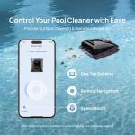 Beatbot AquaSense 2 Pro Cordless Robotic Pool Cleaner, Unmatched 5-in-1 Cleaning, Surface Parking, Skimmer with APP Control, Water Clarification, for Pools up to 3,875 Sq.ft – Obsidian