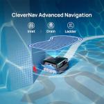 Beatbot AquaSense 2 Pro Cordless Robotic Pool Cleaner, Unmatched 5-in-1 Cleaning, Surface Parking, Skimmer with APP Control, Water Clarification, for Pools up to 3,875 Sq.ft – Obsidian