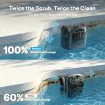 Beatbot AquaSense 2 Pro Cordless Robotic Pool Cleaner, Unmatched 5-in-1 Cleaning, Surface Parking, Skimmer with APP Control, Water Clarification, for Pools up to 3,875 Sq.ft – Obsidian