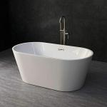 Woodbridge 59" Acrylic Freestanding Soaking Bathtub
