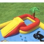 Intex 100" x 77" Inflatable Ocean Play Center - Backyard Toddler Kiddie Pool and Water Game Outdoor Set with Water Slide and Built-in Sprayer