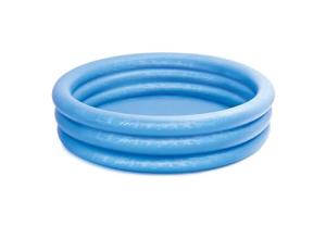 INTEX 58446EP Crystal Blue Inflatable Kiddie Swimming Pool, 66in x 15in