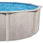Aquarian Phoenix Round Above Ground Swimming Pool Only, 15' x 52" - Steel Frame with Galvanized Walls, Easy DIY Assembly for Outdoor or Backyard Setup, Accessories Sold Separately