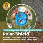 Bestway TANX 10' x 24" Stock Tank Pool, Round Galvanized Steel Above Ground Pool Set with Filter Pump, Filter Cartridge (Type III), Pool Cover, and Cup Holders, Semi-Permanent Metal Steel Wall Pool