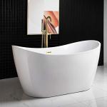 Woodbridge 59" Acrylic Freestanding Soaking Bathtub