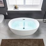 WOODBRIDGE 55" Acrylic Freestanding Soaking Tub