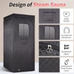 somavapor Portable Sauna Box Steam Room: Home Sauna Tent Kit for Personal Full Body Use Detox and Relaxation