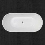 Woodbridge 59" Acrylic Freestanding Soaking Bathtub