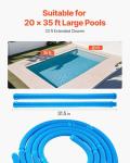 VEVOR Suction Pool Cleaner, Automatic Pool Vacuum Cleaner, Suction Side Automatic Pool Cleaner, Suction Vacuum Pool Sweeper with 12 Hoses, for In-ground Pool and Above-Ground Pool Up to 20 x 35 ft