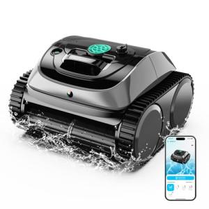 (2026 Upgrade) WYBOT C1 Pool Robot Vacuum for Inground Pools, 4-in-1 Cordless Robotic Pool Cleaner Lasts 150min, Triple-Motor up to 1,614 Sq.ft, Smart APP Support, Auto Wall & Waterline Cleaning