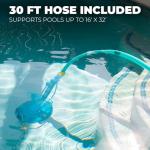 XtremepowerUS Premium Automatic Suction Vacuum-generic Climb Wall Pool Cleaner Sweeper In-Ground Suction Side + Hose Set