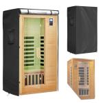 Iceberg Elf Outdoor Sauna Cover 420D Heavy-Duty Waterproof Durable Protector, Fits 48"x45"x74" U/V & Weather-Resistant for Year-Round Protection