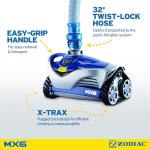 Zodiac MX6 Suction-Side In-Ground Pool Cleaner, Cyclonic Suction and X-Trax for Extreme Maneuverability